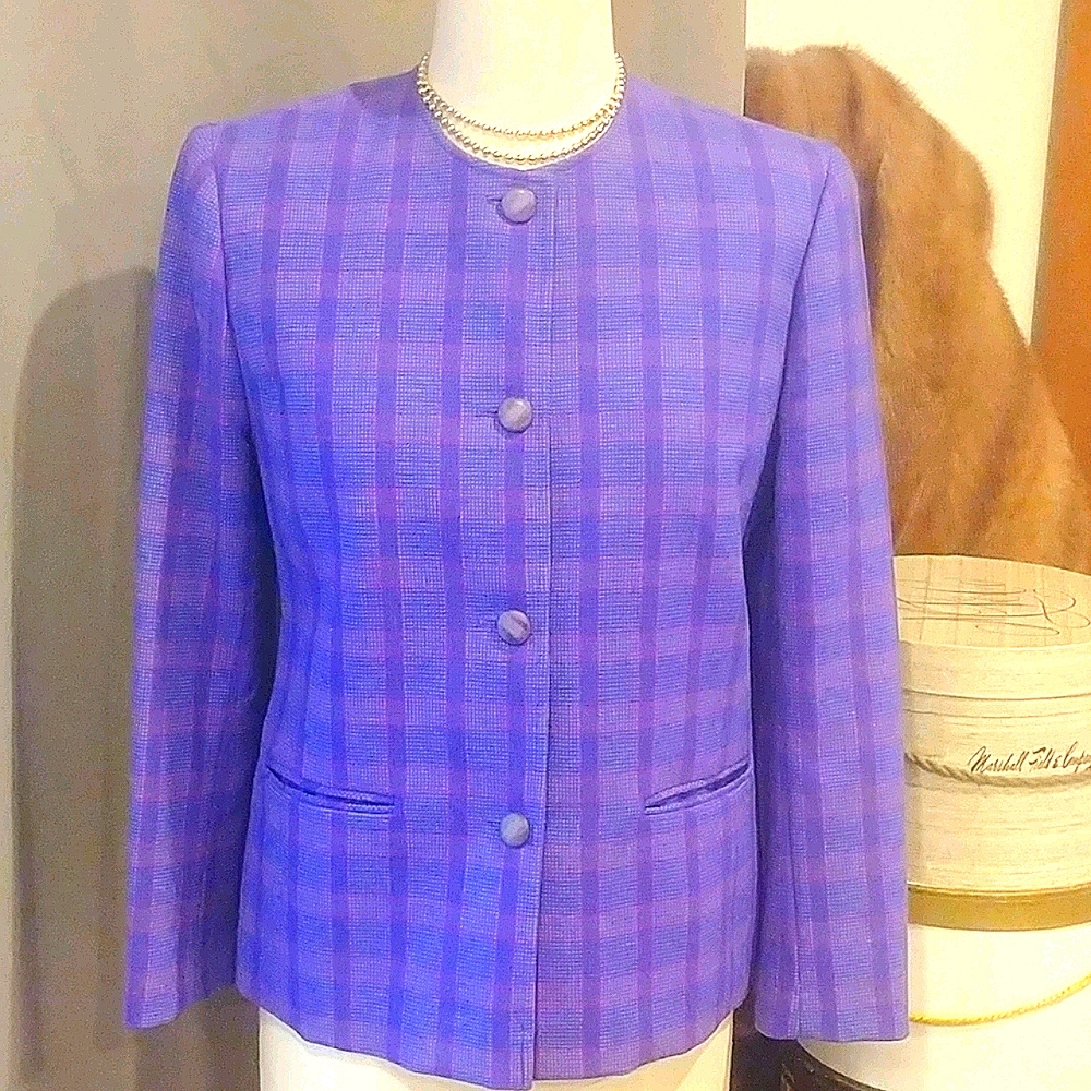 Pendleton Wool 4 Button Plaid Jacket - image 1